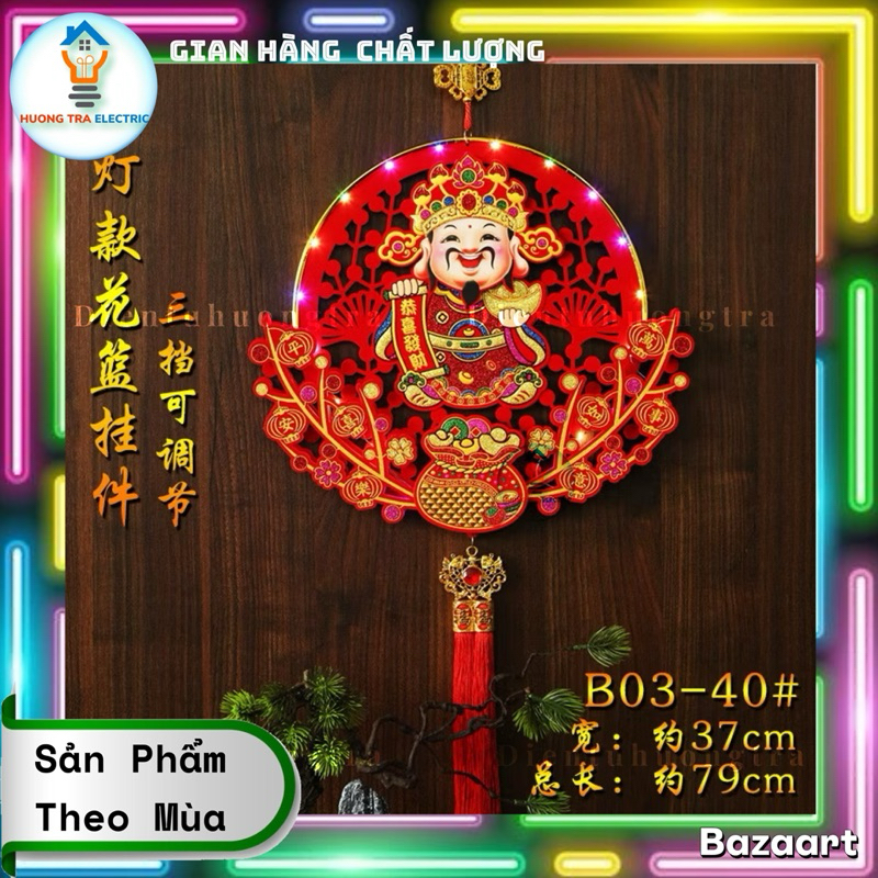 [Hàng loại 1] LIỄN NHUNG ÔNG THẦN TÀI CÓ ĐÈN KHÔNG LẮC- Sang Trọng & Ý Nghĩa – Kêu Gọi Tài Lộc Cho Gia Chủ
