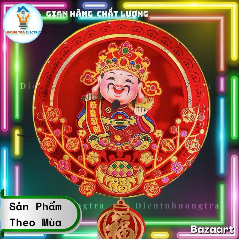 [Hàng loại 1] LIỄN NHUNG ÔNG THẦN TÀI CÓ ĐÈN KHÔNG LẮC- Sang Trọng & Ý Nghĩa – Kêu Gọi Tài Lộc Cho Gia Chủ