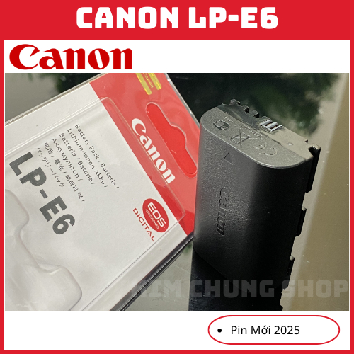 Pin Lithium Canon LP-E6 cho canon 6d,5d2,5d3,7d,60d,70d… | Shopee Việt Nam