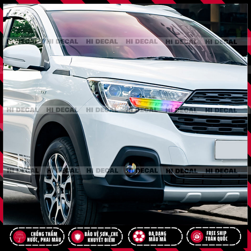 Tem decal dán đèn Suzuki XL7, Tem trang trí xe chống nước, bền màu, chịu nhiệt tốt