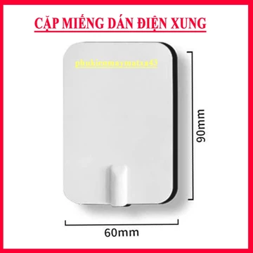 Cặp Miếng dán điện xung dẻo 6cm x 9cm máy điện xung Dr Home, Dr Ho , MPT8-12, máy điện châm KWD 808I