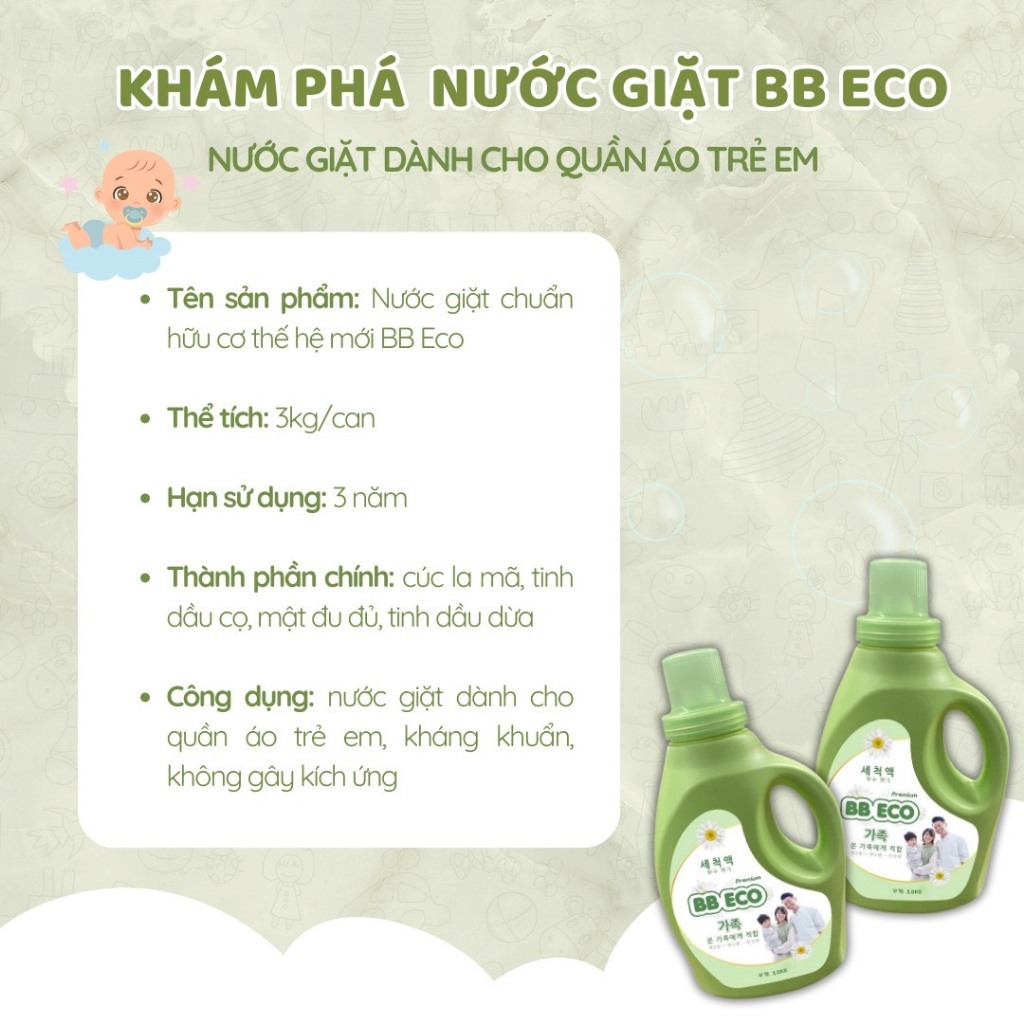 Sử dụng Chai Nước Giặt Hữu Cơ Cho Bé trong đời sống