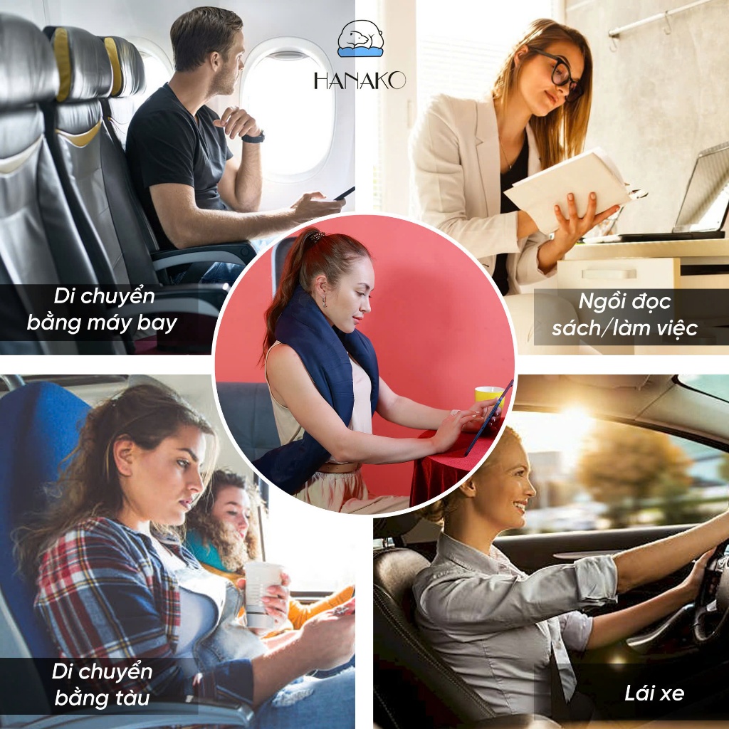 Gối VÔ CỰC siêu nâng đỡ tiện lợi đối với đầu và cổ mang lại cảm giác thư giãn, êm ái