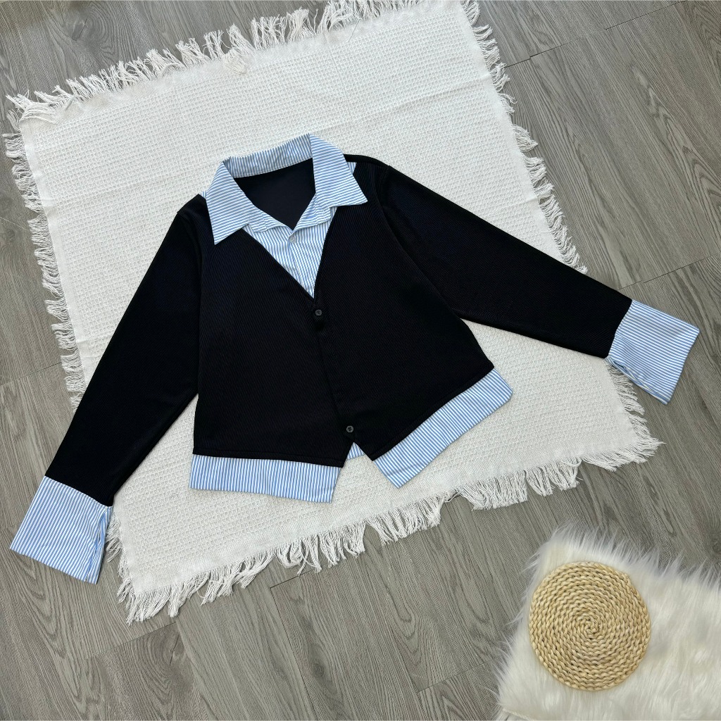 Áo Sơ Mi Bigsize Nữ – Phối Kẻ Dáng Vừa Cách Điệu Tôn Dáng Cho Nàng Chubby SM41-SM185