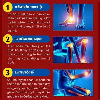 Túi lọc ngâm chân xương khớp Fengcha hỗ trợ lưu thông khí huyết giúp giảm đa,u nhức, ngừa sưng vlêm bịch 15 túi lọc