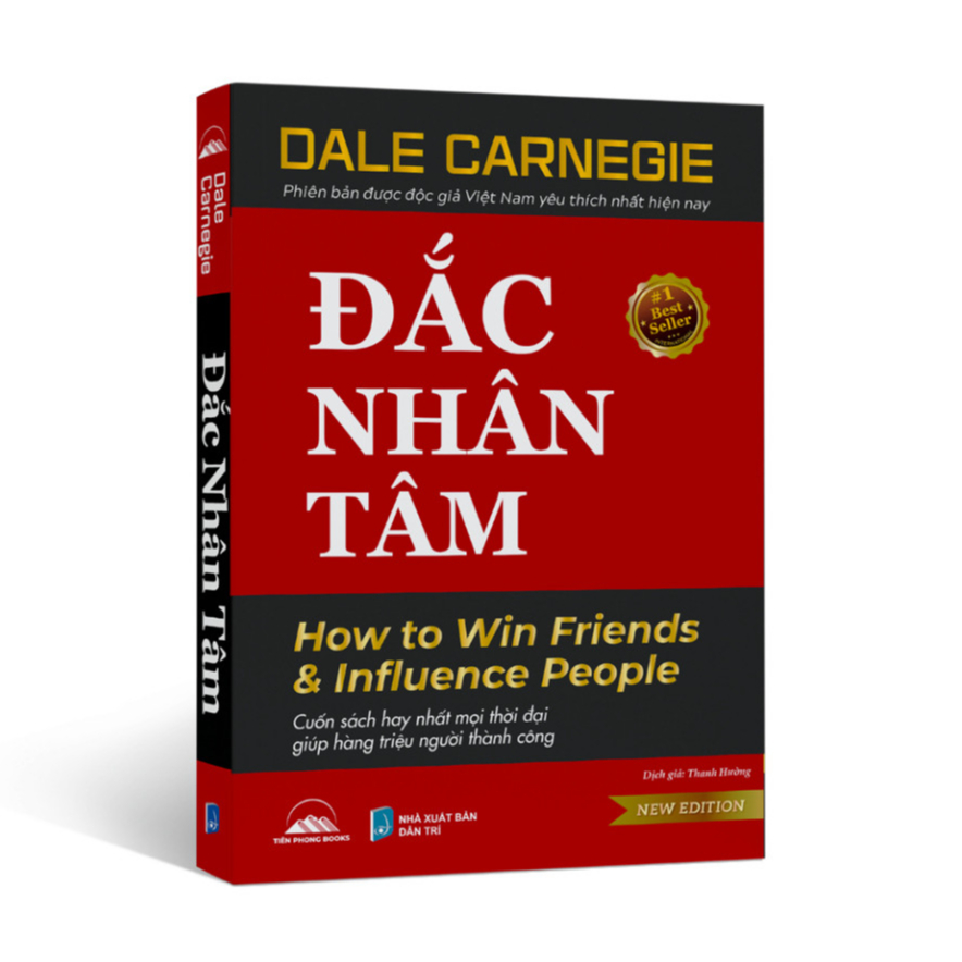 Sách - Đắc Nhân Tâm - Khổ Lớn, Tái Bản 2024 (Bìa Đỏ)