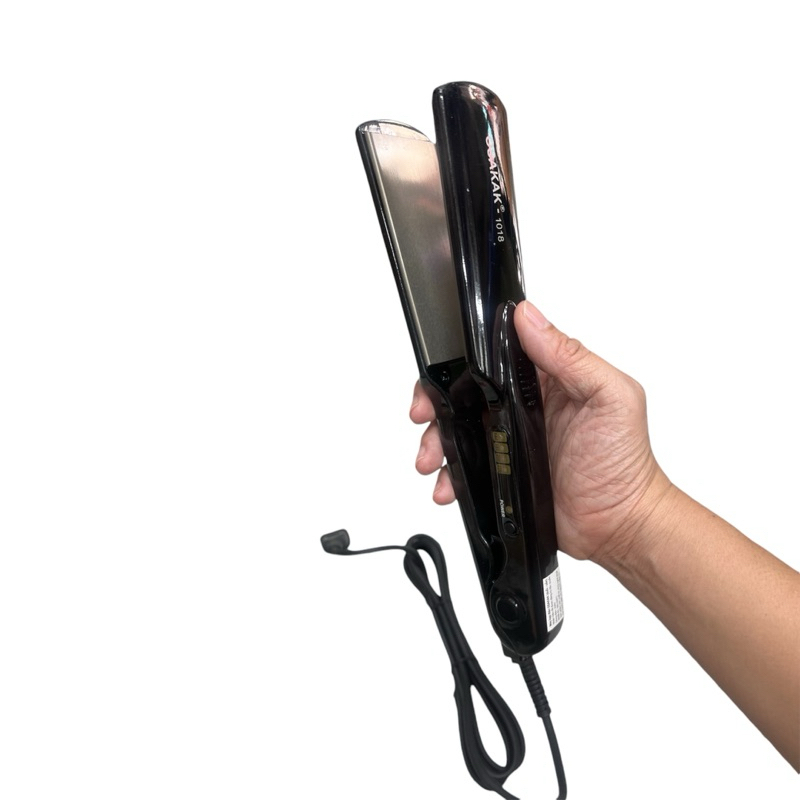 Hàng loại 1, máy duỗi tóc thẳng Osakak 1018, máy nhiệt nóng nhanh, lưỡi sứ chống khô xơ tóc.