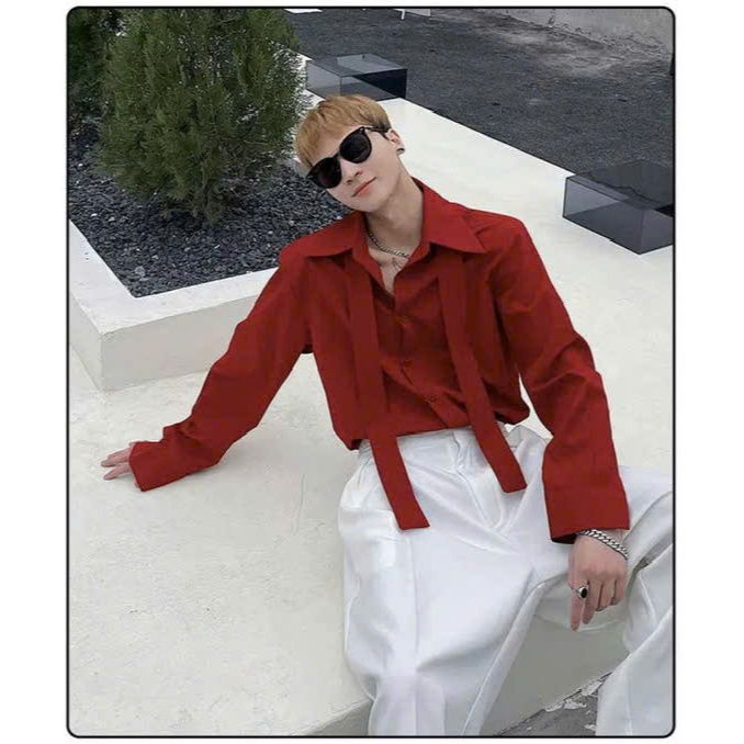Áo Sơ mi Tay dài Style LITH & LITH PLUS ICVCVNI Unisex Menwear