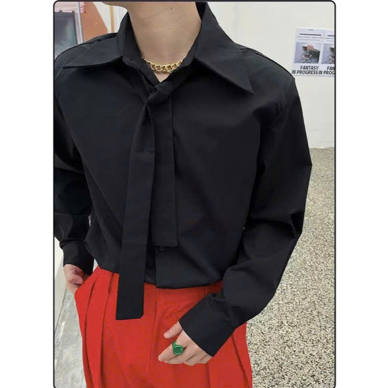 Áo Sơ mi Tay dài Style LITH & LITH PLUS ICVCVNI Unisex Menwear