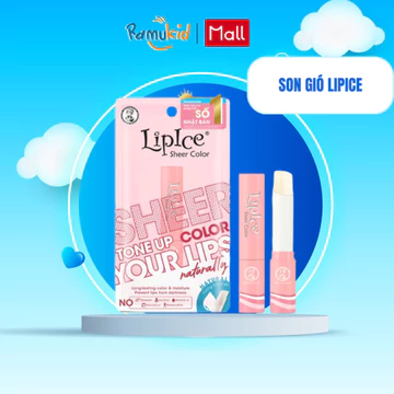 [HSD 9/27]Son gió dưỡng môi hiệu chỉnh ửng hồng tự nhiên Lipice Sheer Color 2.4g