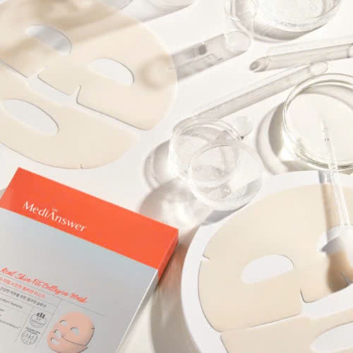 Mặt nạ thạch Collagen 4 màu gồm  Vita, MediAnswe Pore, MediAnswer Real Skin Fit, MediAnswer Calming - Hộp