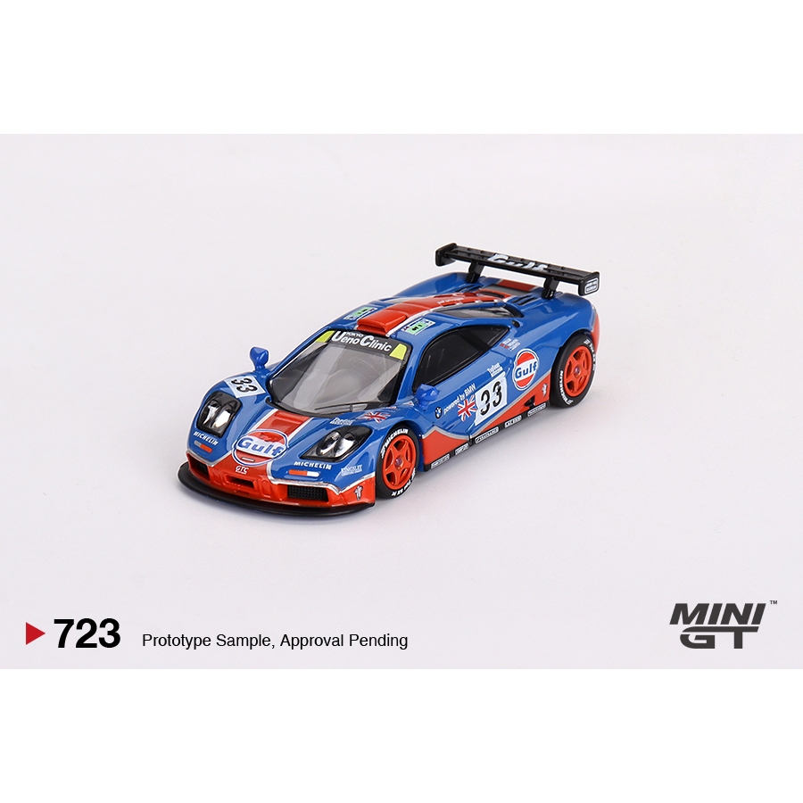 Xe mô hình MINIGT 1: 64 McLaren F1 GTR #33 1996 Le Mans Xe thể thao đúc