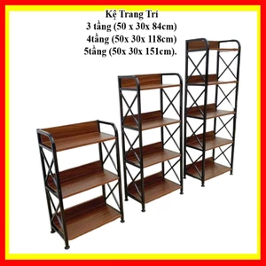 Kệ sắt để đồ đa năng của Binbo, kệ trang trí 3,4,5 tầng, thiết kế hiện đại, nhiều công dụng