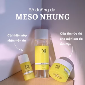 Combo Bộ 3 Món Trắng Da MESO - Sáng Da - Căng Bóng RVBLAB của Ý (Toner/ Serum/ Kem dưỡng)