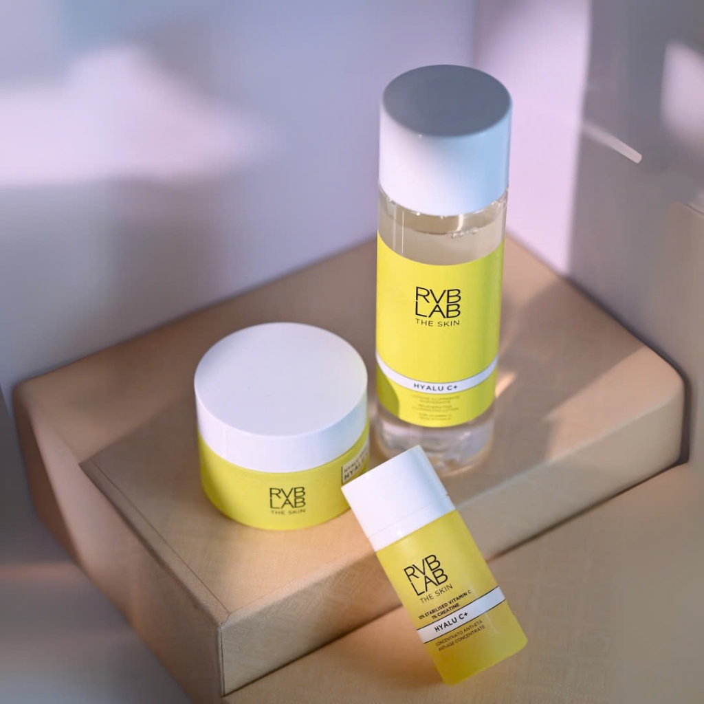 Combo Bộ 3 Món Trắng Da MESO - Sáng Da - Căng Bóng RVBLAB của Ý (Toner/ Serum/ Kem dưỡng)