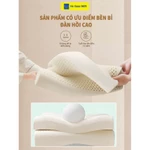 Gối ngủ chống đau vai gáy Hệ Thống Nệm Ruột  gối cao su non nằm ngủ chống ngáy đau mỏi cổ vai gáy người lớn cao cấp — ảnh 6