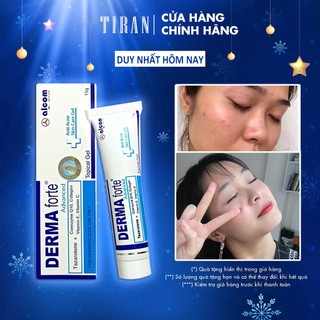Kem Giảm Mụn Derma Forte Advanced + Thường Chính Hãng Ngừa Thâm chấm mụn ẩn viêm bôi Mờ Sẹo 15g