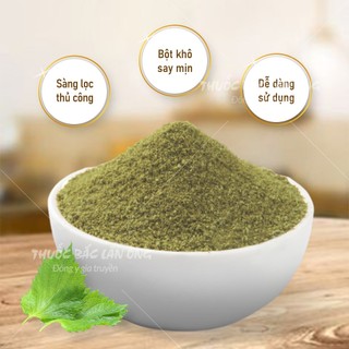 Bột tía tô 200g, nguyên chất, thơm mịn, dùng đắp mặt, pha uống - Lãn Ông