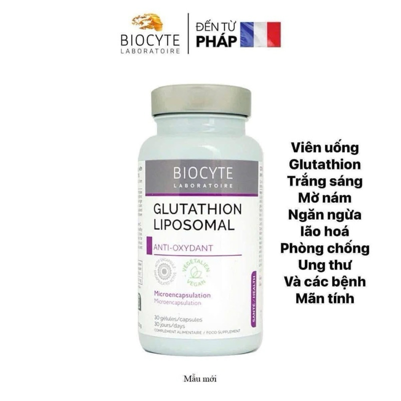 can i take glutathione and collagen together Антиоксиданти Biocyte Glutathion Liposomal, 30 шт - Антиоксиданти
