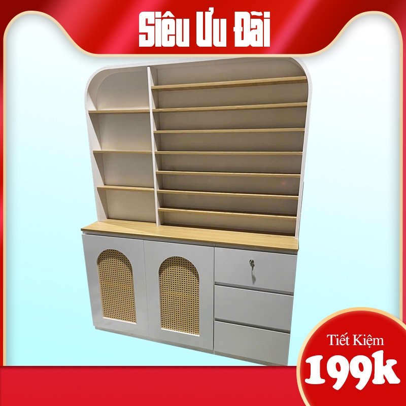 [FreeShip HCM] Tủ Trưng bày sản phẩm bằng gỗ giá rẻ