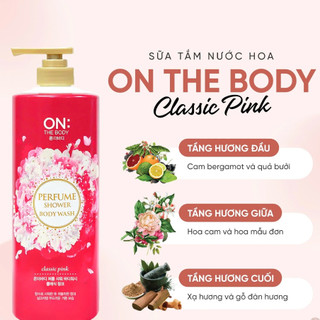 Sữa Tắm Dưỡng Ẩm Hương Nước Hoa On: The Body Perfume Classic Pink 1Kg