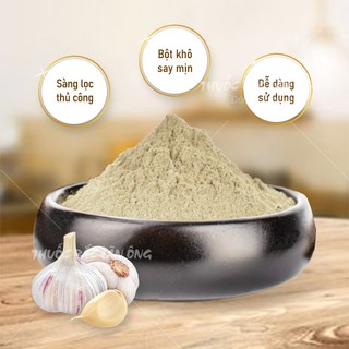 Bột tỏi ta nguyên chất 100g (Garlic powder, khử mùi tanh, ướp thịt cá thơm ngon)