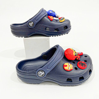 Dép sục classic clog trẻ em cao cấp tặng jibbitz 2D đá siêu nhẹ, dép nhựa cross cho bé trai bé gái êm chân kèm sticker
