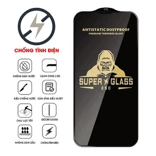 Kính cường lực IPHONE SUPER GLASS full màn hình cho iphone 16/15/14/13/12/11/xr/xs/x/8/7/6/plus/pro/max