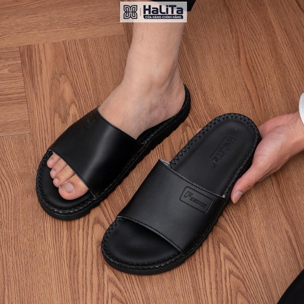 Dép Da Nam Halita, Dép Doctor Fashions Halita, Dép Da Đế Siêu Nhẹ, Bề, Toàn Bộ Được Khâu Chỉ