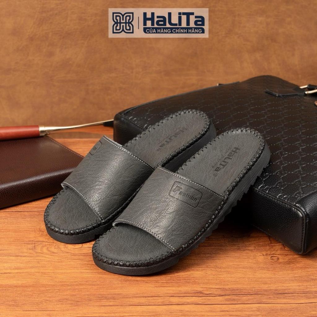 Dép Da Nam Halita, Dép Doctor Fashions Halita, Dép Da Đế Siêu Nhẹ, Bề, Toàn Bộ Được Khâu Chỉ