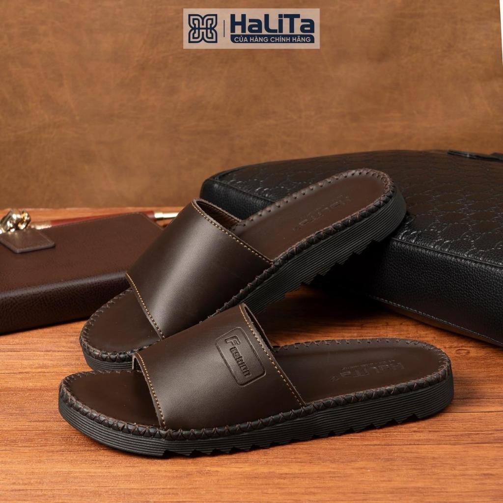 Dép Da Nam Halita, Dép Doctor Fashions Halita, Dép Da Đế Siêu Nhẹ, Bề, Toàn Bộ Được Khâu Chỉ