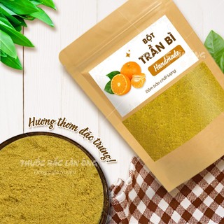 Bột trần bì 100g, bột vỏ cam quýt, nguyên chất, thơm mịn, bột đắp mặt, pha uống giảm ho, tiêu đờm