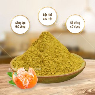 Bột trần bì 100g, bột vỏ cam quýt, nguyên chất, thơm mịn, bột đắp mặt, pha uống giảm ho, tiêu đờm