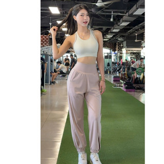 Quần Jogger nữ bo gấu tập gym, yoga mặc hằng ngày model: 99104.101 Tuấn HD chất thun poly co giãn