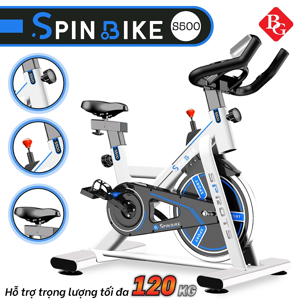 Ảnh - Tặng Giá đỡ Di động BG S500 Xe đạp tập thể dục tại nhà cao cấp  kèm đồng hồ đo nhịp tim 1