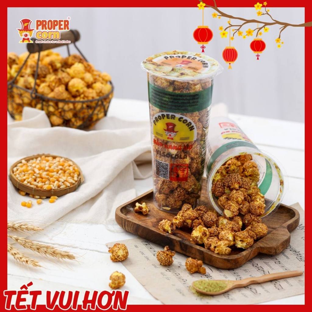 Bắp rang bơ Proper Snack - vị Sô-Cô-La | Shopee Việt Nam