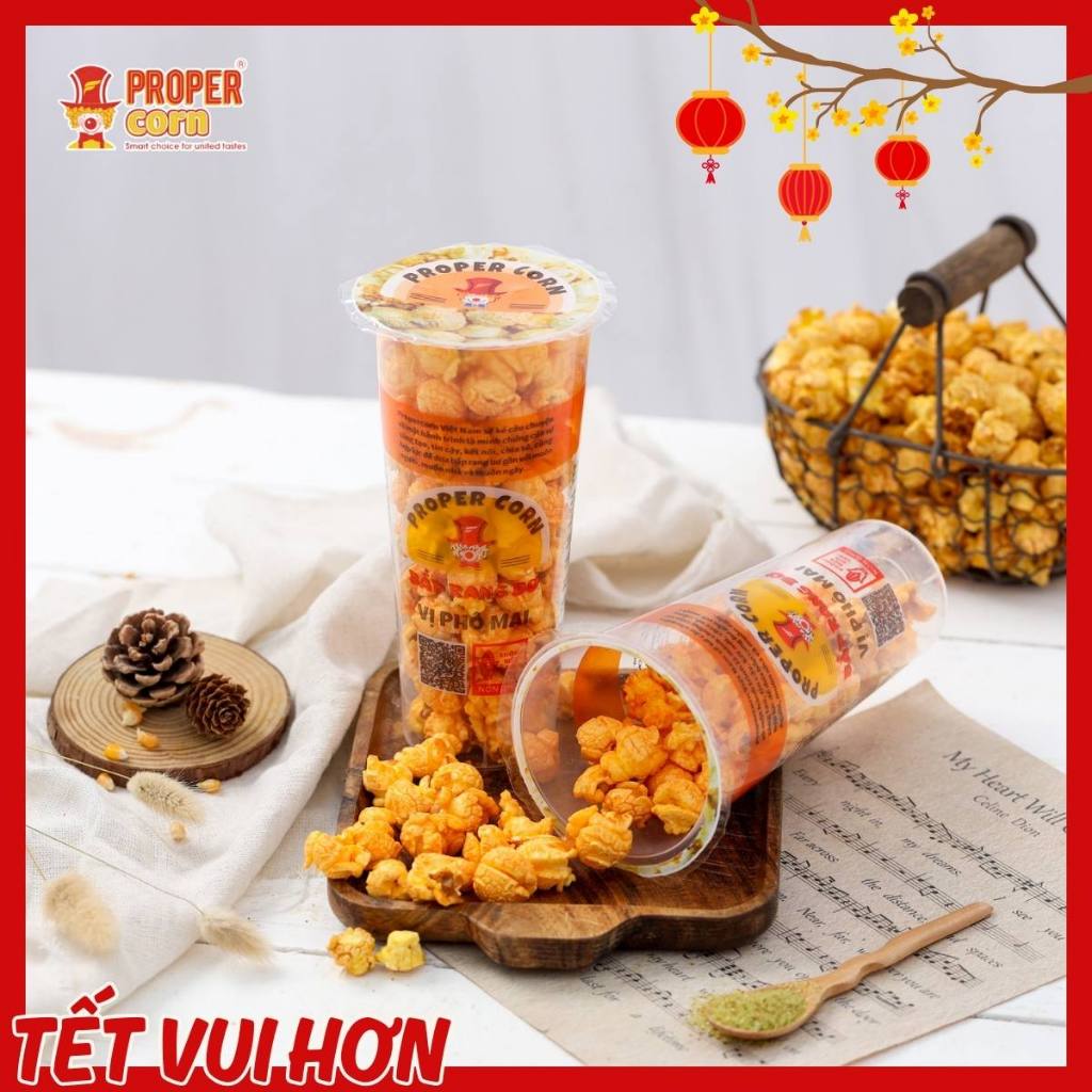 Bắp rang bơ Proper Snack - vị Phô mai | Shopee Việt Nam