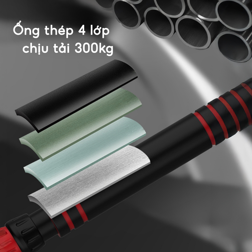 Thanh Tập Xà Đơn Treo Tường Gắn Cửa, Dụng Cụ Tập Gym Thể Dục Tại Nhà Tăng Cơ Bắp, Tập Cơ Bụng