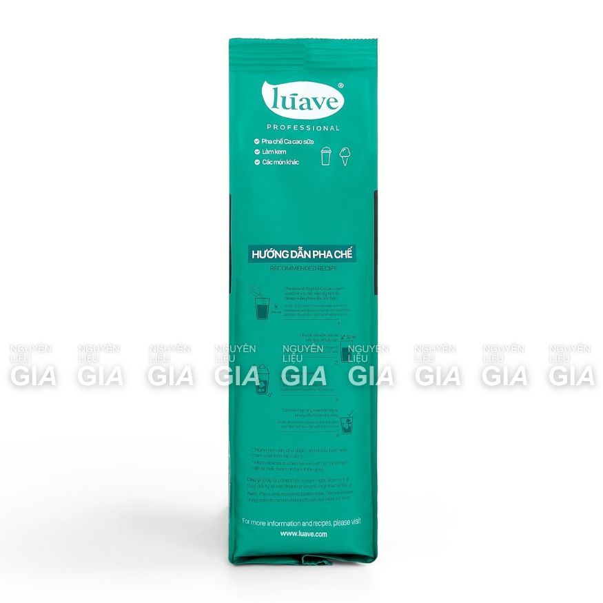 Bột Cacao đắng Luave bịch 500G
