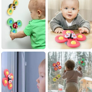 Đồ chơi con quay spinner Uulzzor hình côn trùng vui nhộn, chất liệu an toàn cho bé