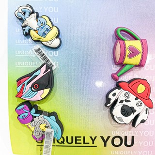 set charm gắn dép, set jibbitz chủ cao cấp gắn dép, set paenuts, pokemon, ô tô, doremon