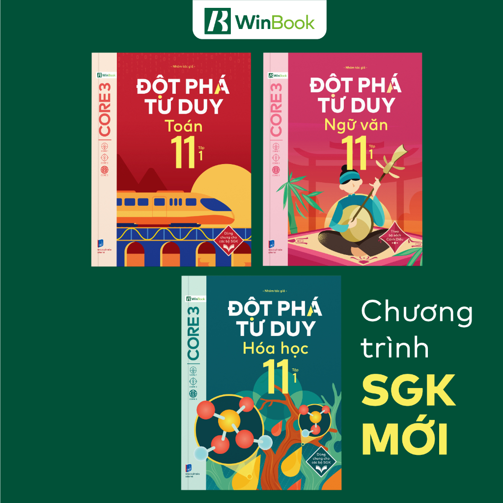 Ảnh Sách – Đột phá tư duy Lớp 11 – Các môn Toán, Ngữ văn, Hoá học 1