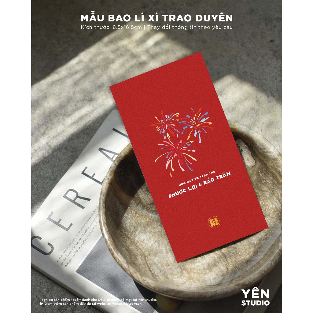 Bao Lì Xì Trao Duyên - Bao Lì Xì P HOA Ngày Cưới Custom Riêng - Lì Xì ...
