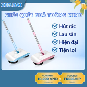 Chổi Quét Nhà Thông Minh 3in1 – Quét Sạch, Hót Rác, Lau Sàn, Không Pin Không Điện, Tiện Lợi