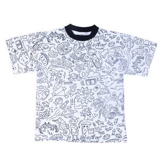 Áó thun nam nữ unisex họa tiết cartoon  BIRDY DOODLE TEE