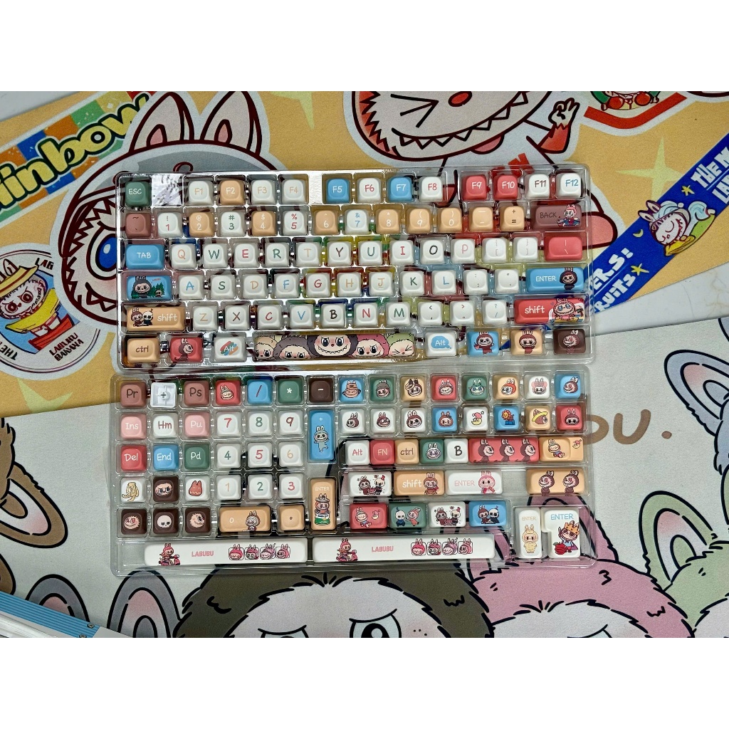 Keycap Labubu profile FOA Pbt Dyesub dùng cho bàn phím cơ | Shopee Việt Nam