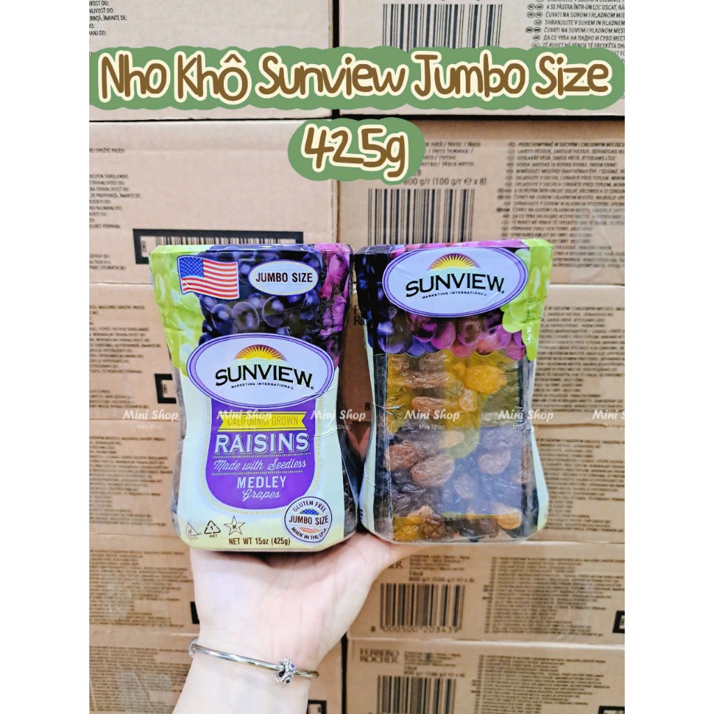 Nho Khô Hỗn Hợp Sunview Raisins 425g | Shopee Việt Nam