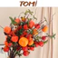 Cành Lựu, Hồng, Cam, Táo Giả, Cành Trái Cây Giả Cắm Bình Trang Trí Decor TOMI 323