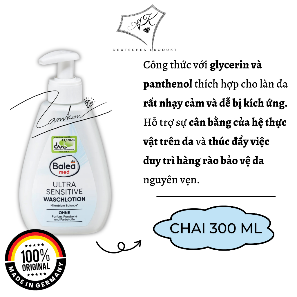 Hng c ] Dung dch v sinh ph n Balea - 300 ml | Shopee Vit Nam