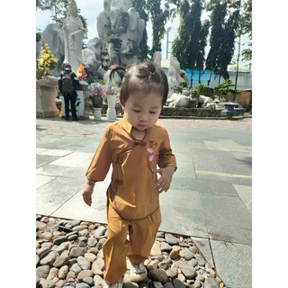 Tàu Xéo Mẹ & Bé Gái # Đồ Lam Đi Chùa